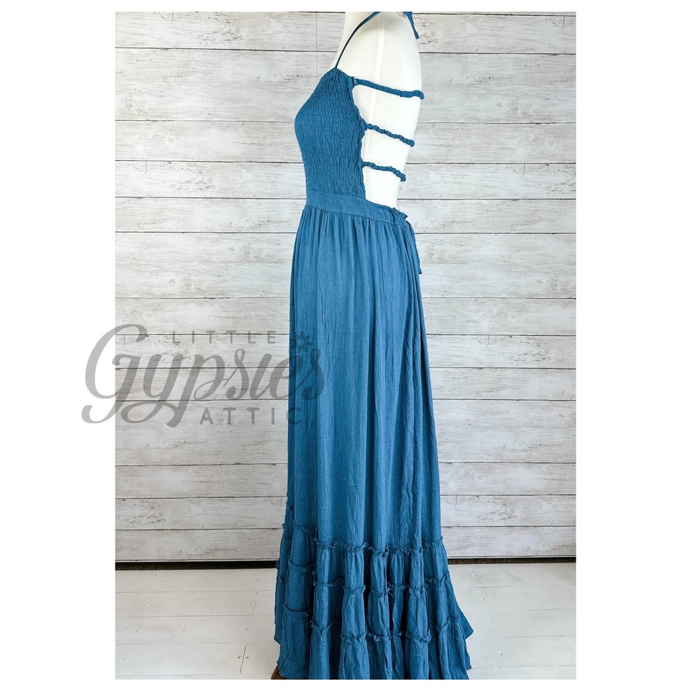 Handmade Tropical Resort Bohemian Maxi Dress - Picture 12 of 13
